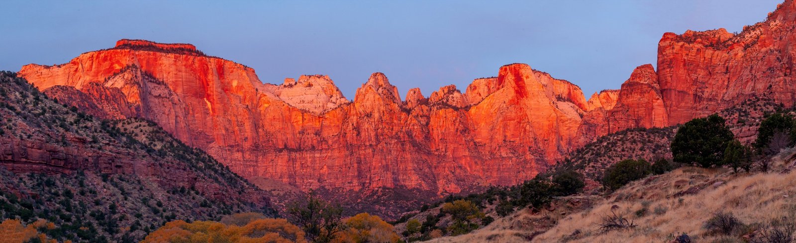 Zion National Park at sunset — All Things Cleaning serves Southern Utah